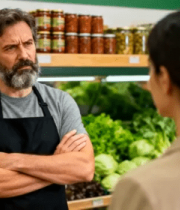 超市员工交谈场景151#横屏 