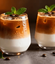 冰拿铁咖啡饮品特写73#横屏 