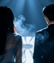 背影男女 烟雾光影57#横屏 