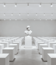 白色艺术展厅空间35#横屏 