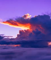 云海之上绚丽日落景象8503#横屏 