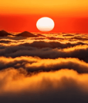 云海之上的日落景象2562#横屏 