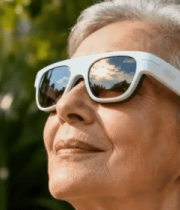 老年女性佩戴智能眼镜22#横屏 