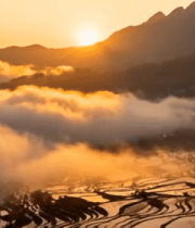 元阳梯田日出自然风光4819#横屏 