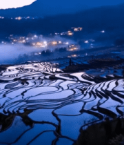 元阳梯田暮色全景9288#横屏 