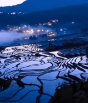 元阳梯田暮色全景9288#横屏 