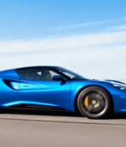 蓝色跑车公路行驶画面(1)9199#横屏 