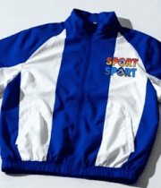 蓝白拼接运动外套展示3310#横屏 