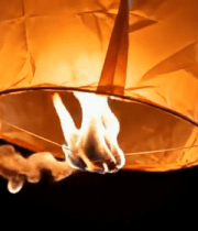 孔明灯底部火焰特写12061#横屏 