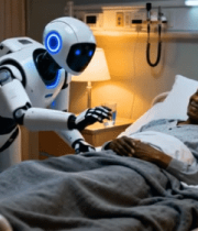 医院中机器人照料老年患者3224#横屏 