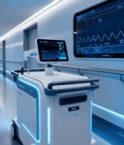 医院走廊医疗设备及显示屏画面1832#横屏 