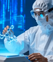 科研人员实验室操作虚拟分子2062#横屏 