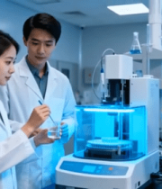 	 科研人员实验室做实验(1)7527#横屏 