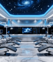 	 科技风室内牙科诊疗空间9204#横屏 