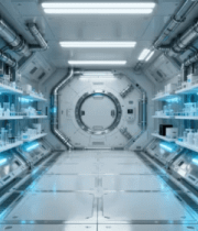 科幻风格太空实验室内部场景263#横屏 