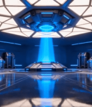 科幻风格科技感室内场景12316#横屏 