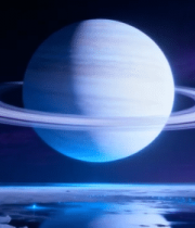 科幻风格星球远景画面1432#横屏 