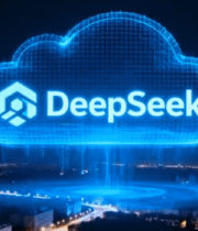 科技感云形标识夜景素材3987#横屏 