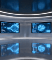 科技感演播室场景10743#横屏 