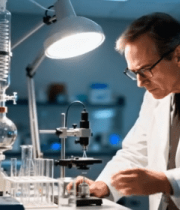 科学家实验室操作显微镜12160#横屏 