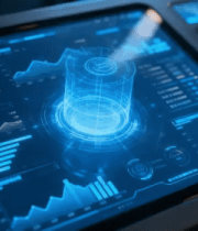 科技感数据屏幕展示画面3993#横屏 