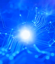 科技感蓝色数据粒子背景6426#横屏 