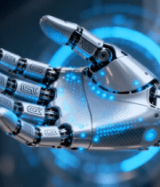 科技感机械手掌特写406#横屏 