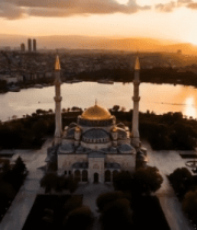 市风光航拍5973#横屏 