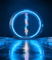 科技感发光圆环通道场景7925#横屏 
