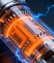 科技感电路板三维渲染画面13685#横屏 