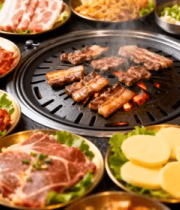 烤肉食材及烤肉场景素材6139#横屏 