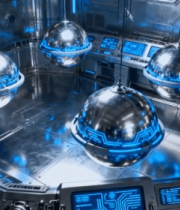 	 科幻风格科技操控室场景4429#横屏 