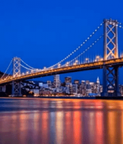 夜幕下的城市桥梁景观3431#横屏 