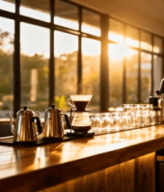 咖啡馆吧台及器具10247#横屏 