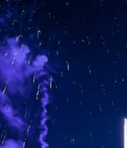 夜空绽放的绚丽烟花3860#横屏 