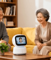 居家老人与智能设备互动场景8760#横屏 