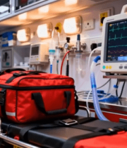 救护车内医疗设备与急救包8047#横屏 