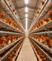 养鸡场母鸡养殖场景12722#横屏 