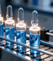 药厂流水线安瓿瓶传送画面2239#横屏 