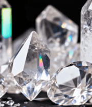 	 晶莹剔透水晶宝石特写8036#横屏 