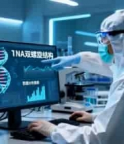 科研人员实验室分析数据1784#横屏 