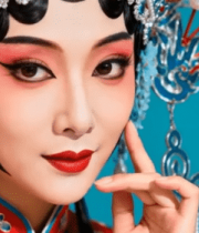 京剧演员扮相特写3321#横屏 