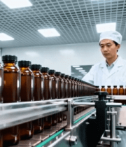 药厂工人操作流水线8832#横屏 