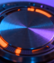 金属质感科技按钮特写12707#横屏 