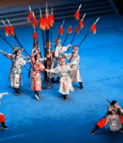 京剧演员舞台表演2617#横屏 