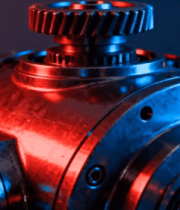 金属齿轮机械零件特写13497#横屏 