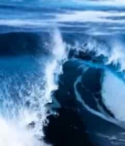 大海翻涌的浪花特写4613#横屏 