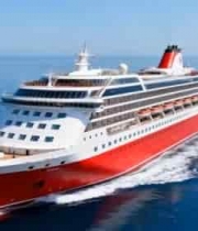 大海上航行的大型游轮3317#横屏 