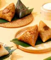 多种口味粽子及制作食材5356#横屏 