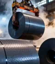 工厂钢铁卷材吊运场景1054#横屏 